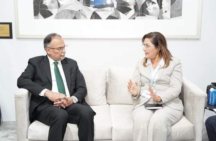 وزيرة التخطيط والتنمية الاقتصادية تبحث مع نظيرها الباكستاني سبل التعاون المشترك كتبت أميرة محمد.