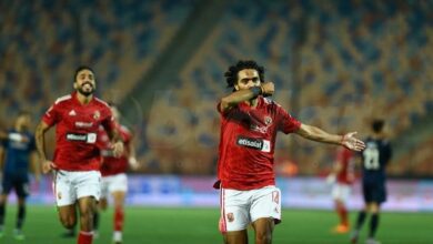 الهدف الاول للاهلي في شباك المنتخب السويس