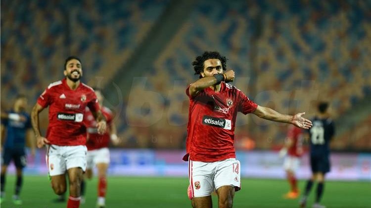 الهدف الاول للاهلي في شباك المنتخب السويس