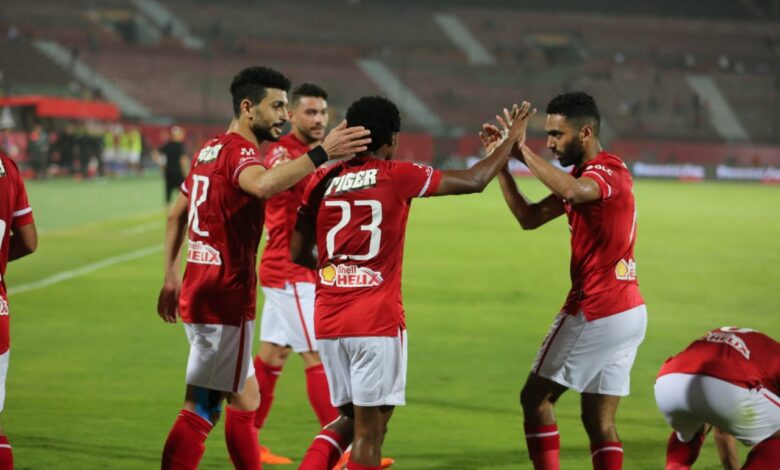نهايه الشوط الاول بفوز الاهلي علي الاتحاد السكندري