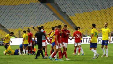 نهايه الشوط الاول بالتعادل السلبي بين الاهلي والاسماعيلي 