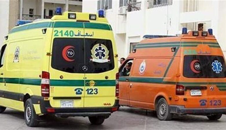 إصابه ٣ اشخاص إثر حادث تصادم أعلي الطريق بالمعادي 