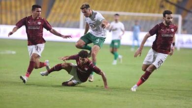 سيراميكا يسجل الهدف الرابع في شباك المصري
