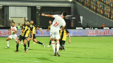 أوباما يتقدم بهدف الزمالك الأول في مرمي المقاولون