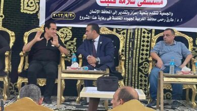محمد ثروت يضع حجر الأساس لمستشفى جراحة قلب الأطفال بالمحلة الكبرى