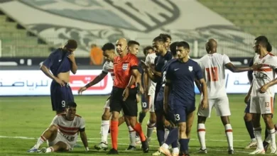 الزمالك يتلقى الخسارة الأولى في الدوري من إنبي 2-1