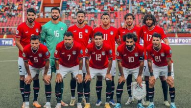 منتخب مصر يتقدم بهدف نظيف علي تنزانيا في الشوط الأول