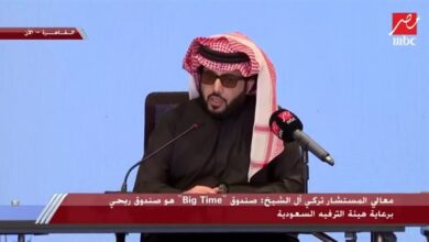 تركي آل الشيخ: تامر حسني سجل عوائد تعادل مليار جنيه مصري في السعودية بعام 2022