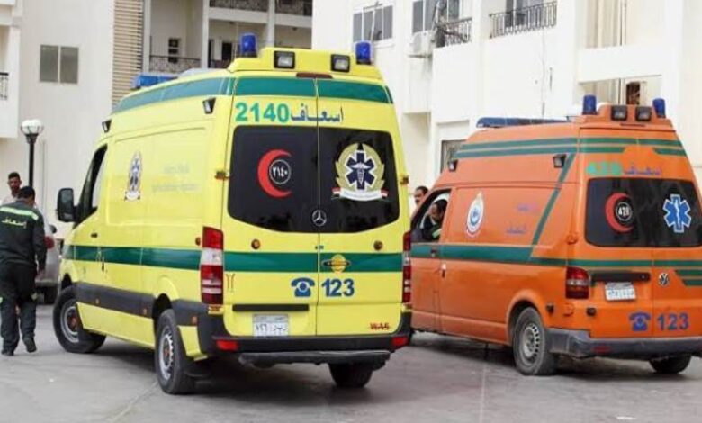 مصرع شخص وإصابة 6 اشخاص بحادث انقلاب سيارة فى المنيا
