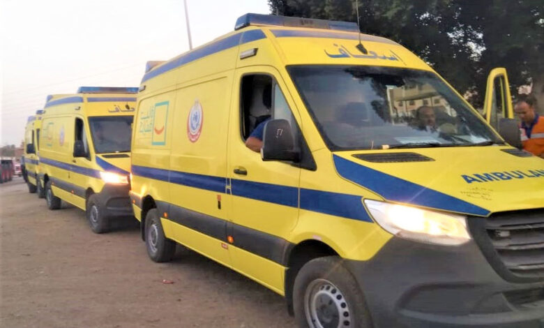 مصرع شخصين وإصابة 2 اخرين بحادث انقلاب سيارة فى مطروح
