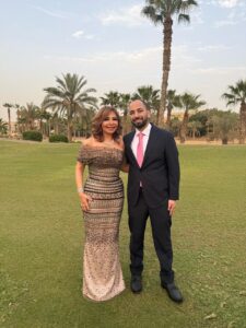 لقاء بعد الفراق.. لميس الحديدي وعمرو أديب في خطوبة نجلهما