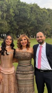 لقاء بعد الفراق.. لميس الحديدي وعمرو أديب في خطوبة نجلهما